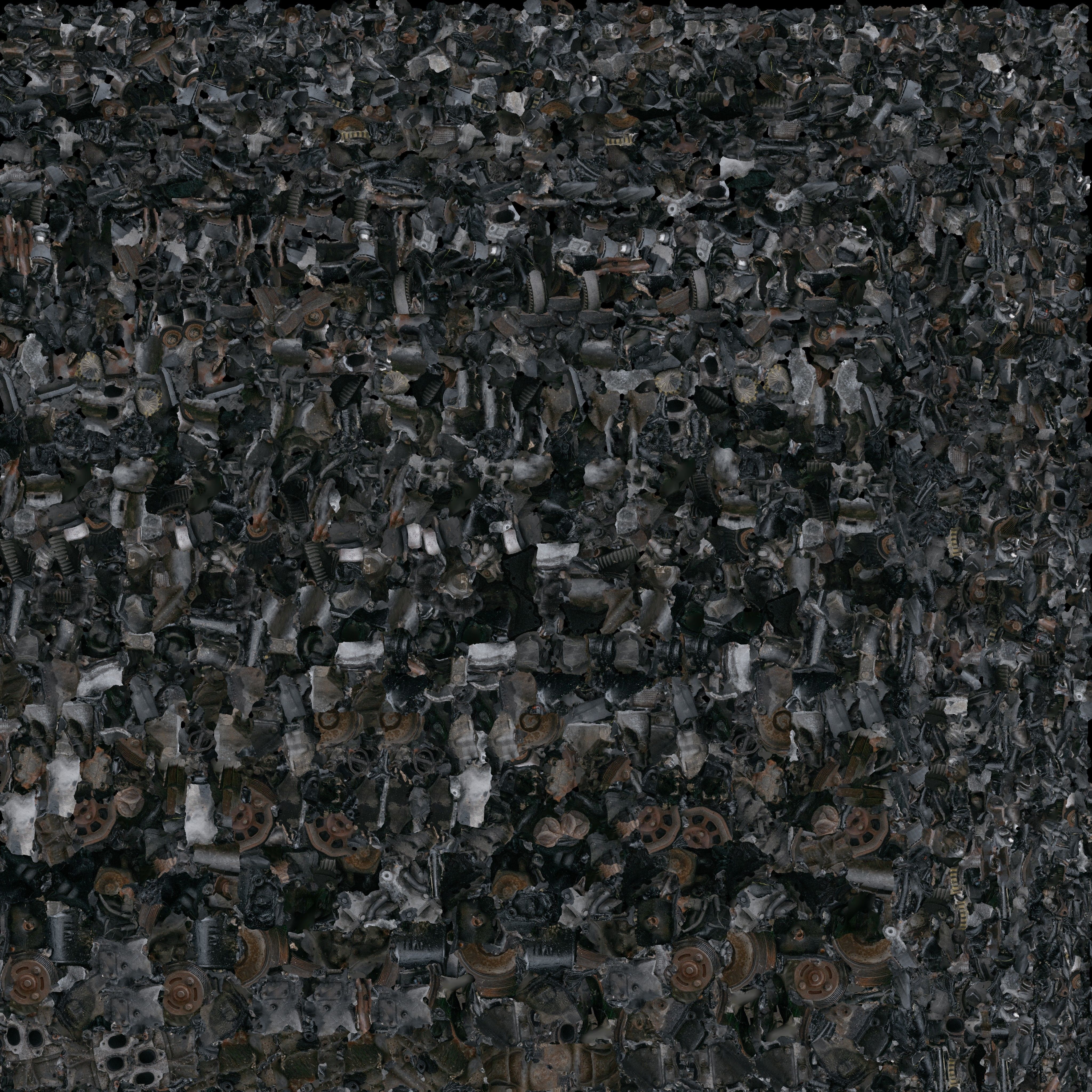 chihuahua-fighting-machine rug with speckles Low-poly 3D model_20