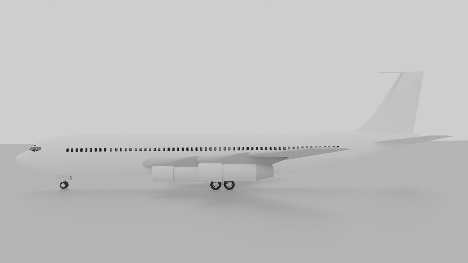 Boeing 707-320B 3D model | CGTrader