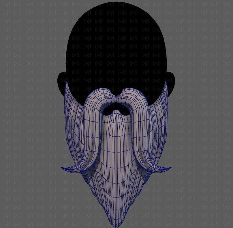 3D model Beard V34 VR / AR / low-poly | CGTrader