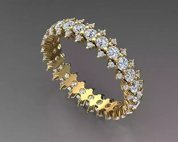 eternity ring jewelry diamond