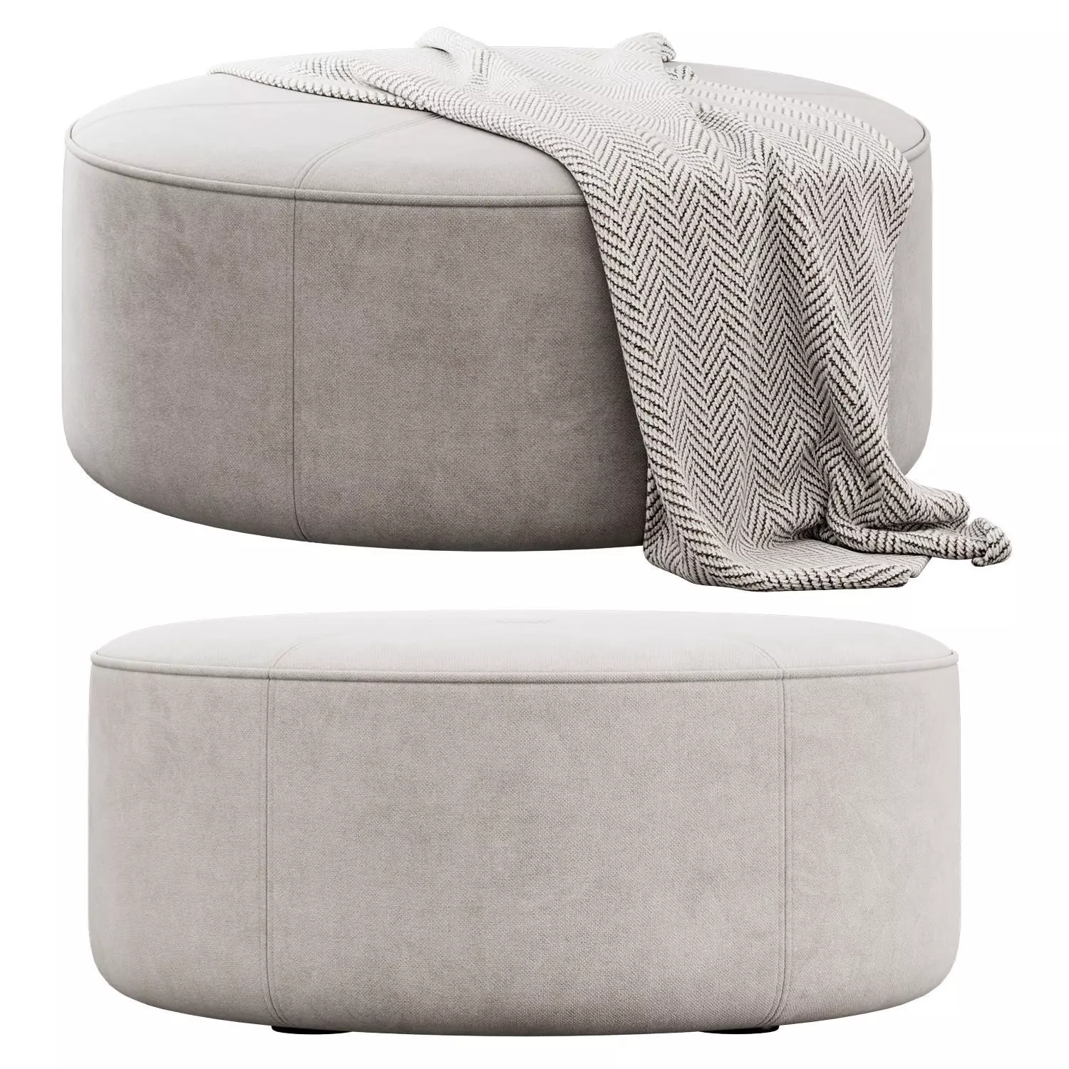 Busta Pouf by Tremolada 3D model_0