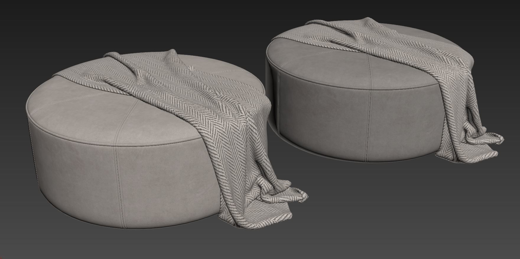 Busta Pouf by Tremolada 3D model_9