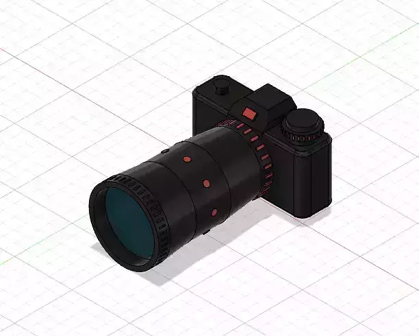 Custom Built Camera  3D print model