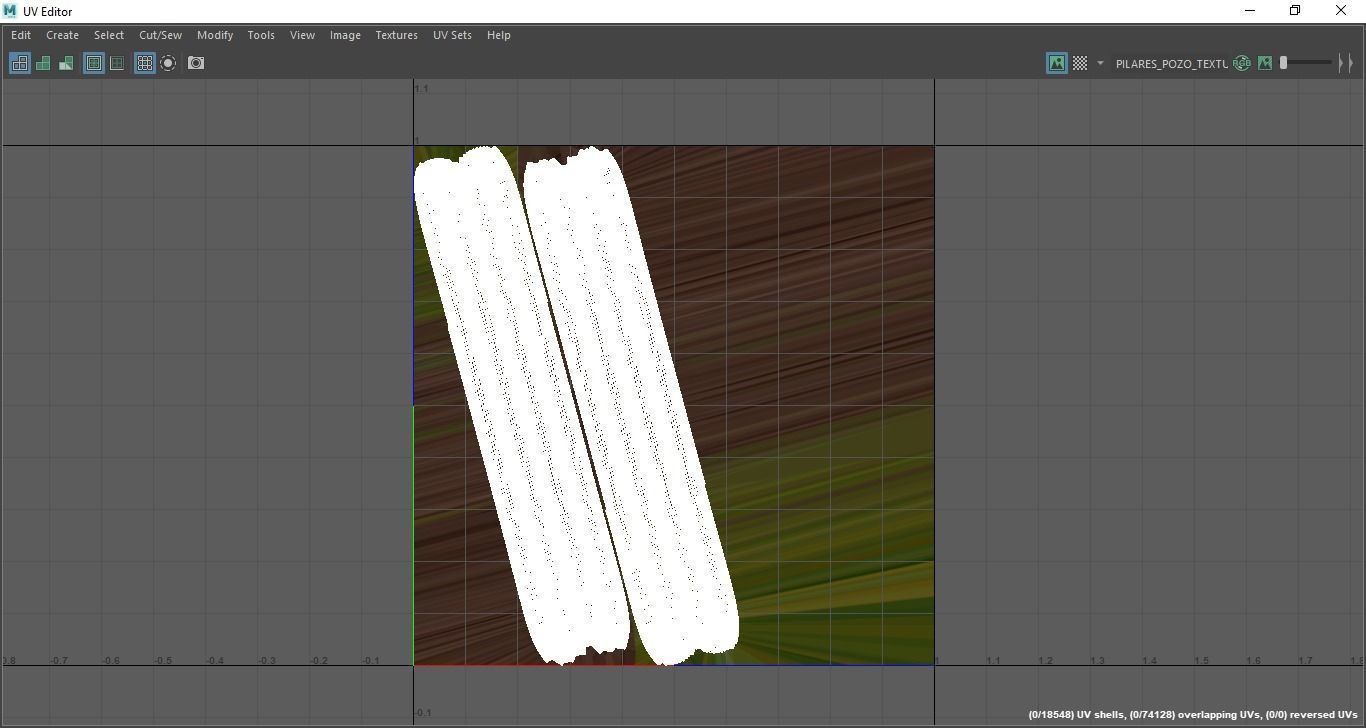 WELL MEDIEVAL FAN ART Low-poly 3D model_5