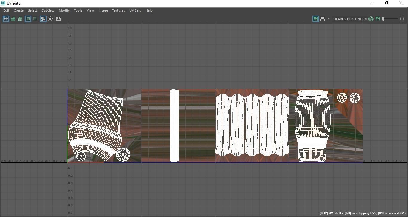WELL MEDIEVAL FAN ART Low-poly 3D model_6