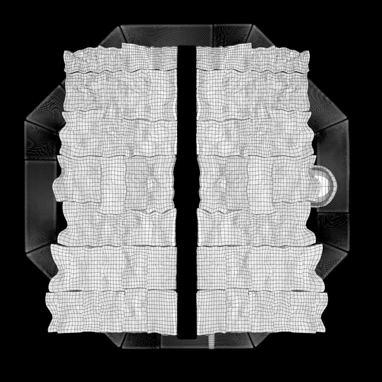 WELL MEDIEVAL FAN ART Low-poly 3D model_11