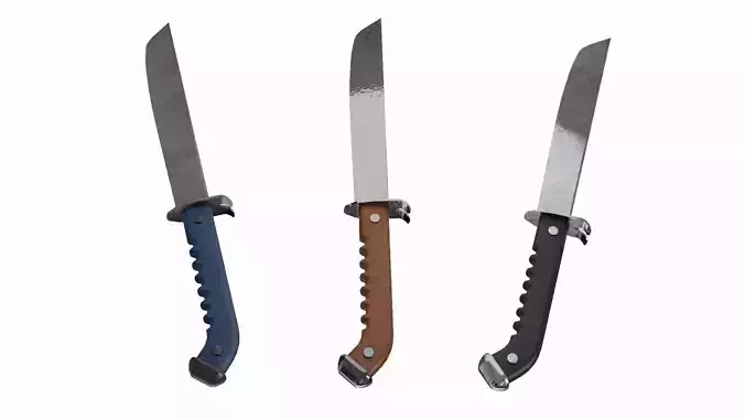 Dagger 3D Model Set knife