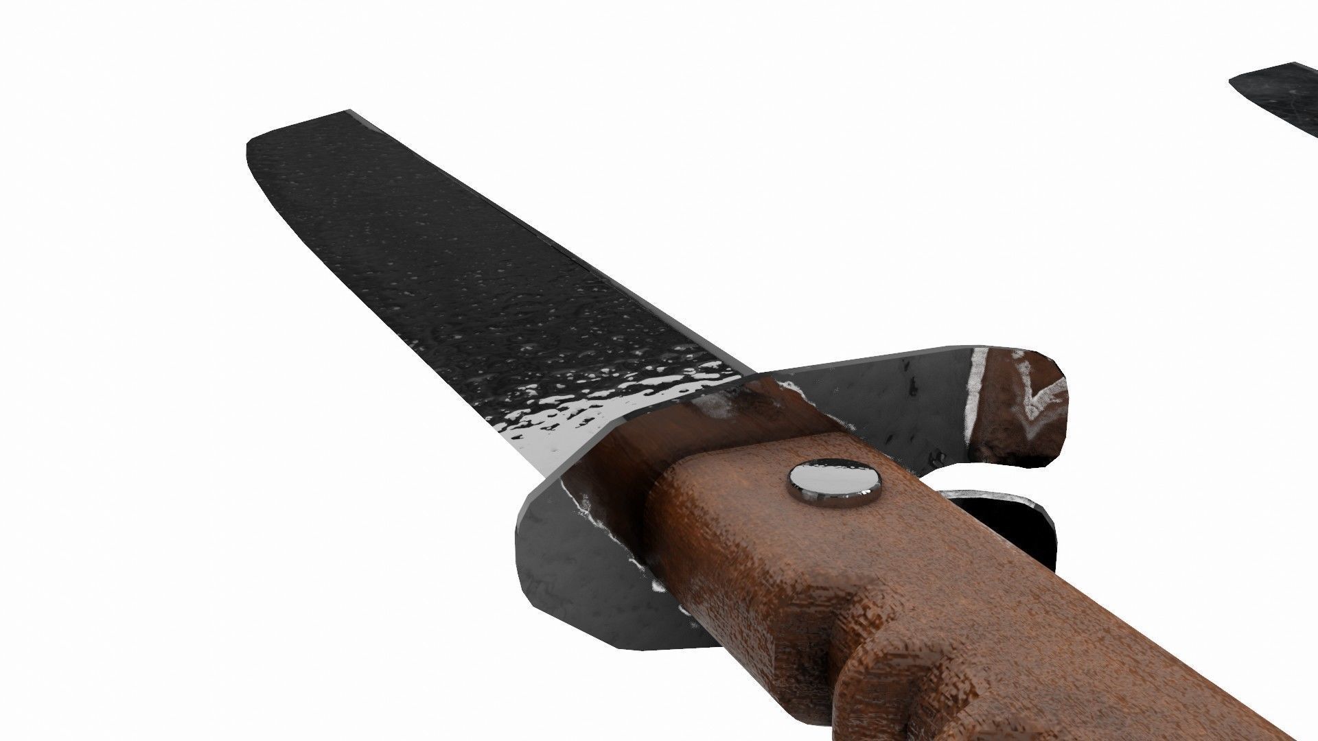 Dagger 3D Model Set knife Low-poly 3D model_5