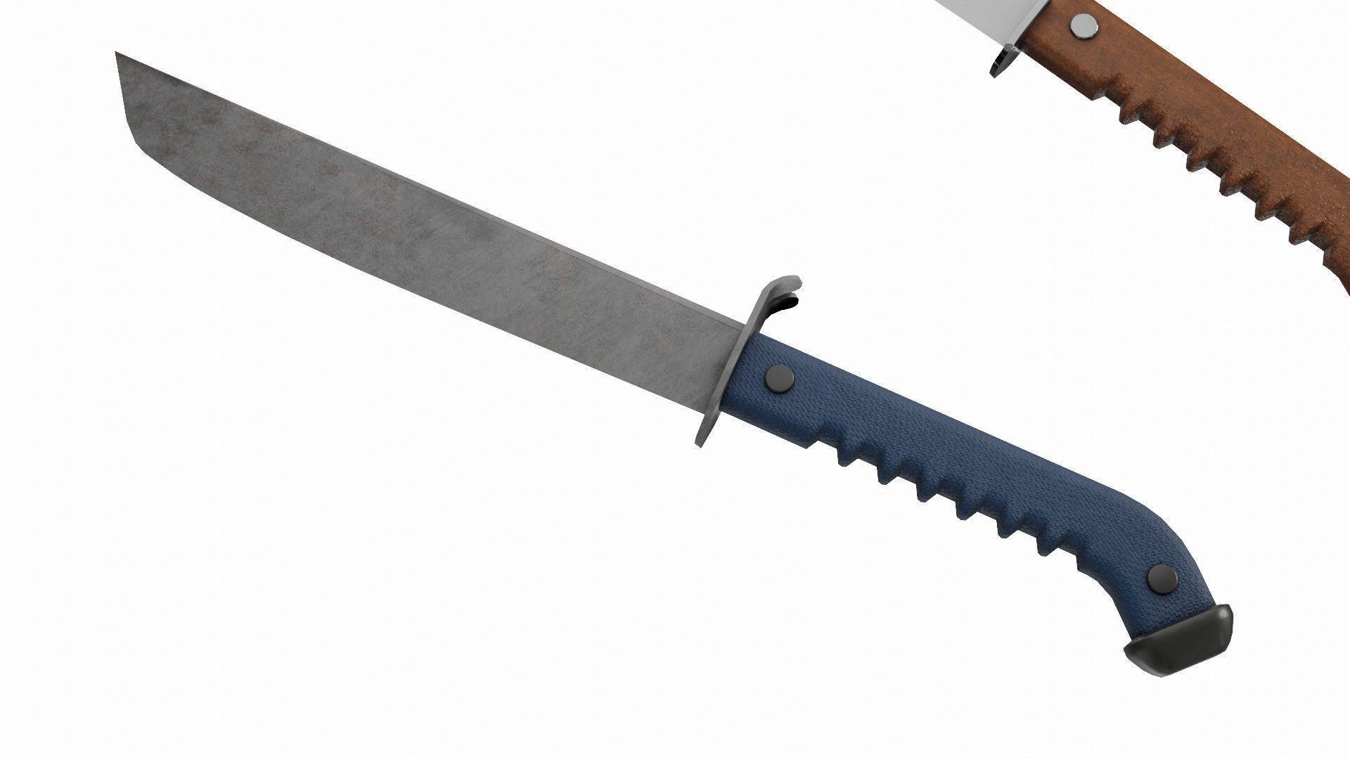 Dagger 3D Model Set knife Low-poly 3D model_12