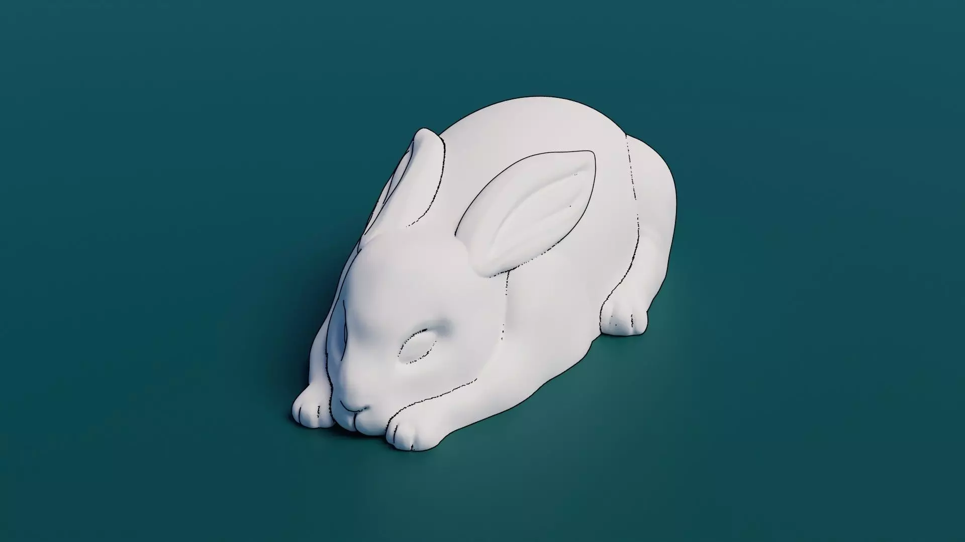 Bunny 3d printed 3D print model_0