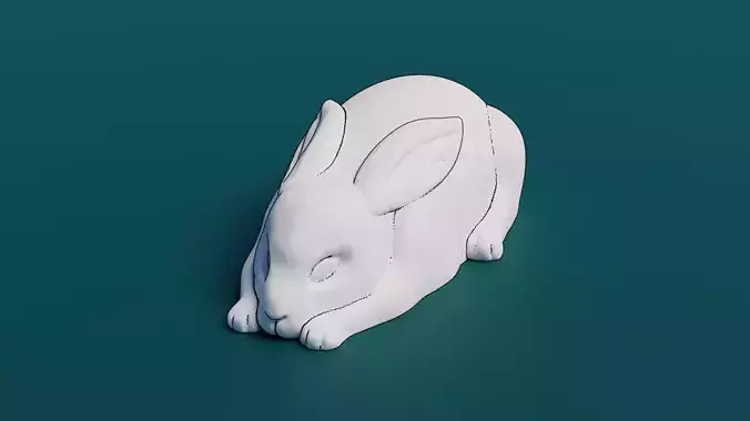 Bunny 3d printed