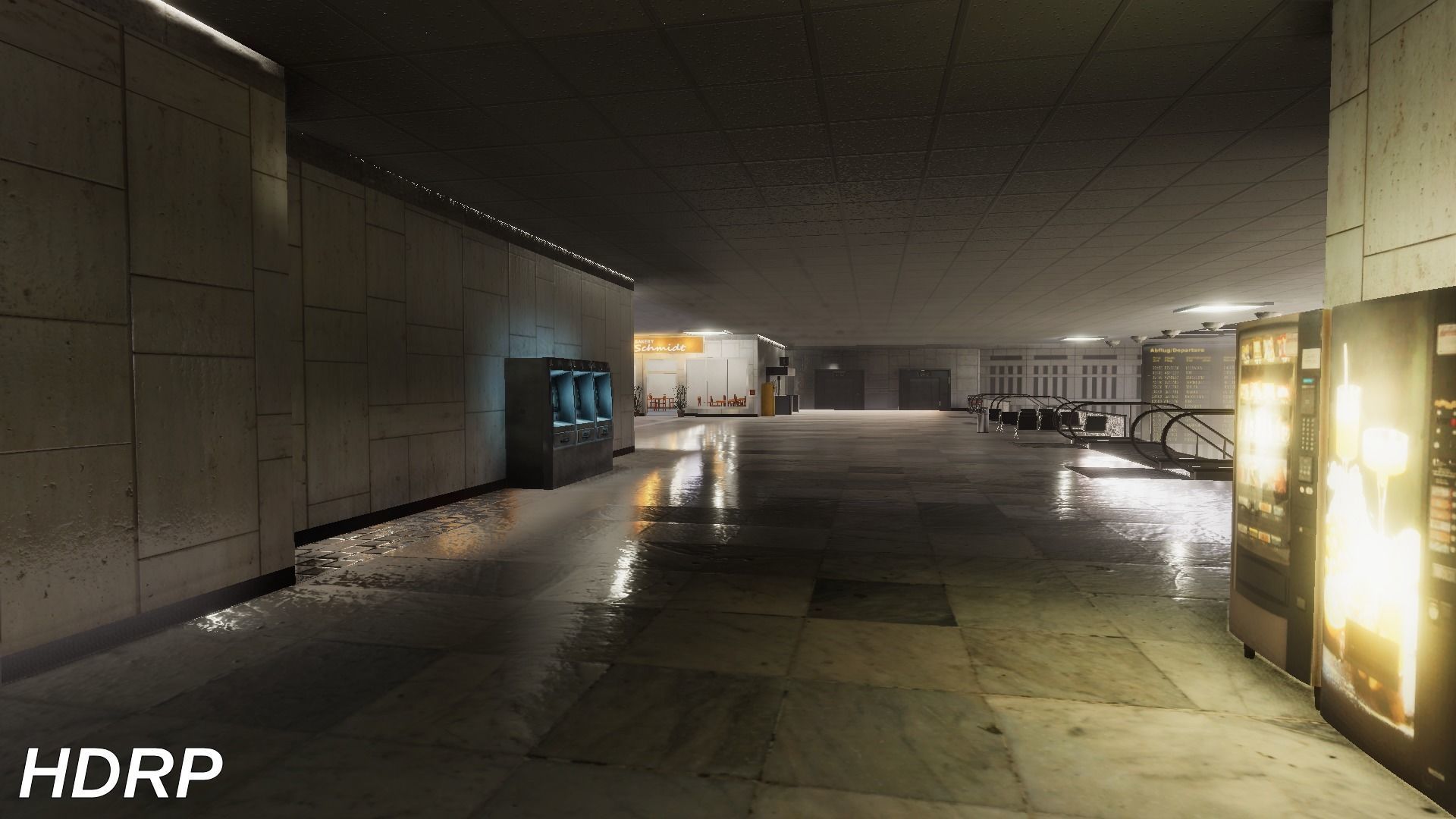 Airport Terminal Scene - High Detail - Unity3D Low-poly 3D model_17