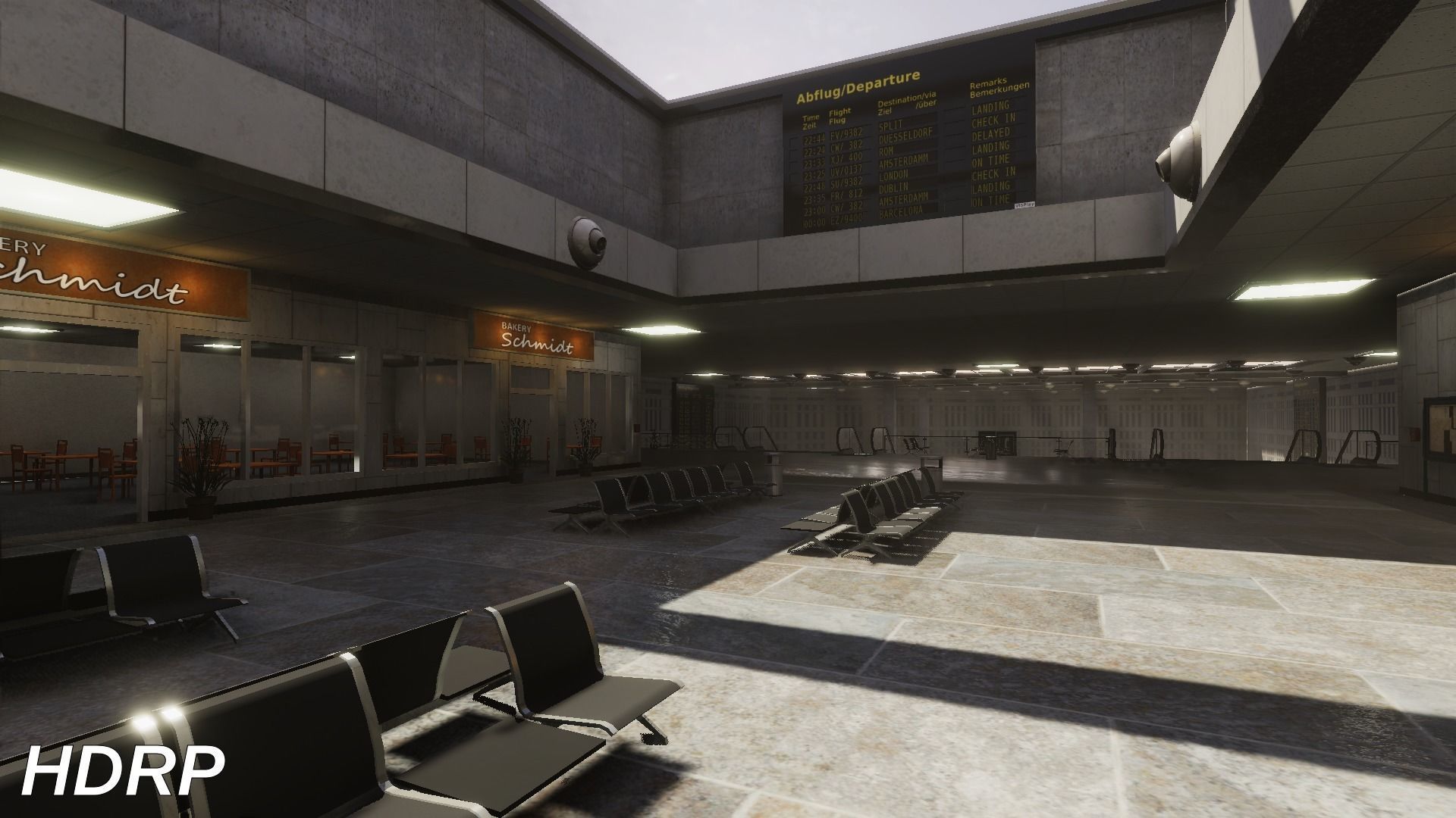 Airport Terminal Scene - High Detail - Unity3D Low-poly 3D model_12
