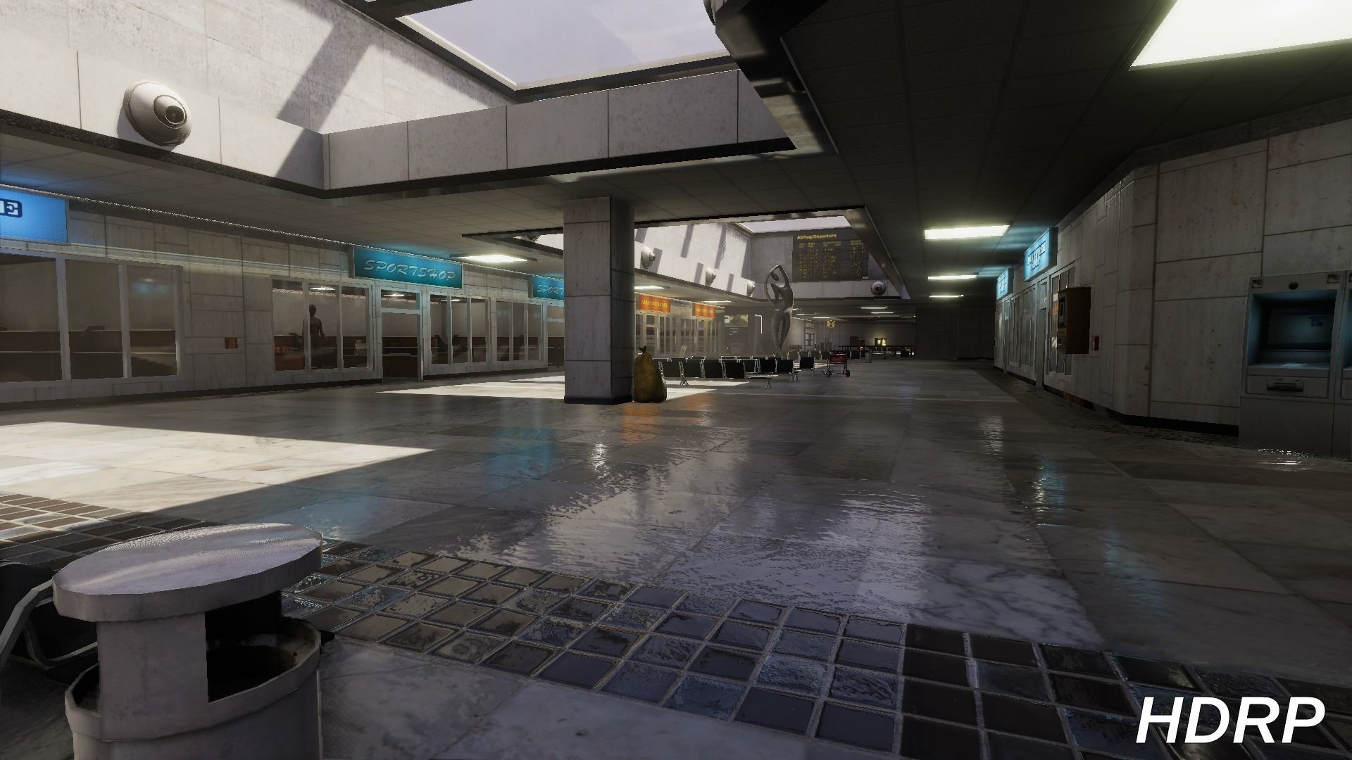 Airport Terminal Scene - High Detail - Unity3D Low-poly 3D model_19