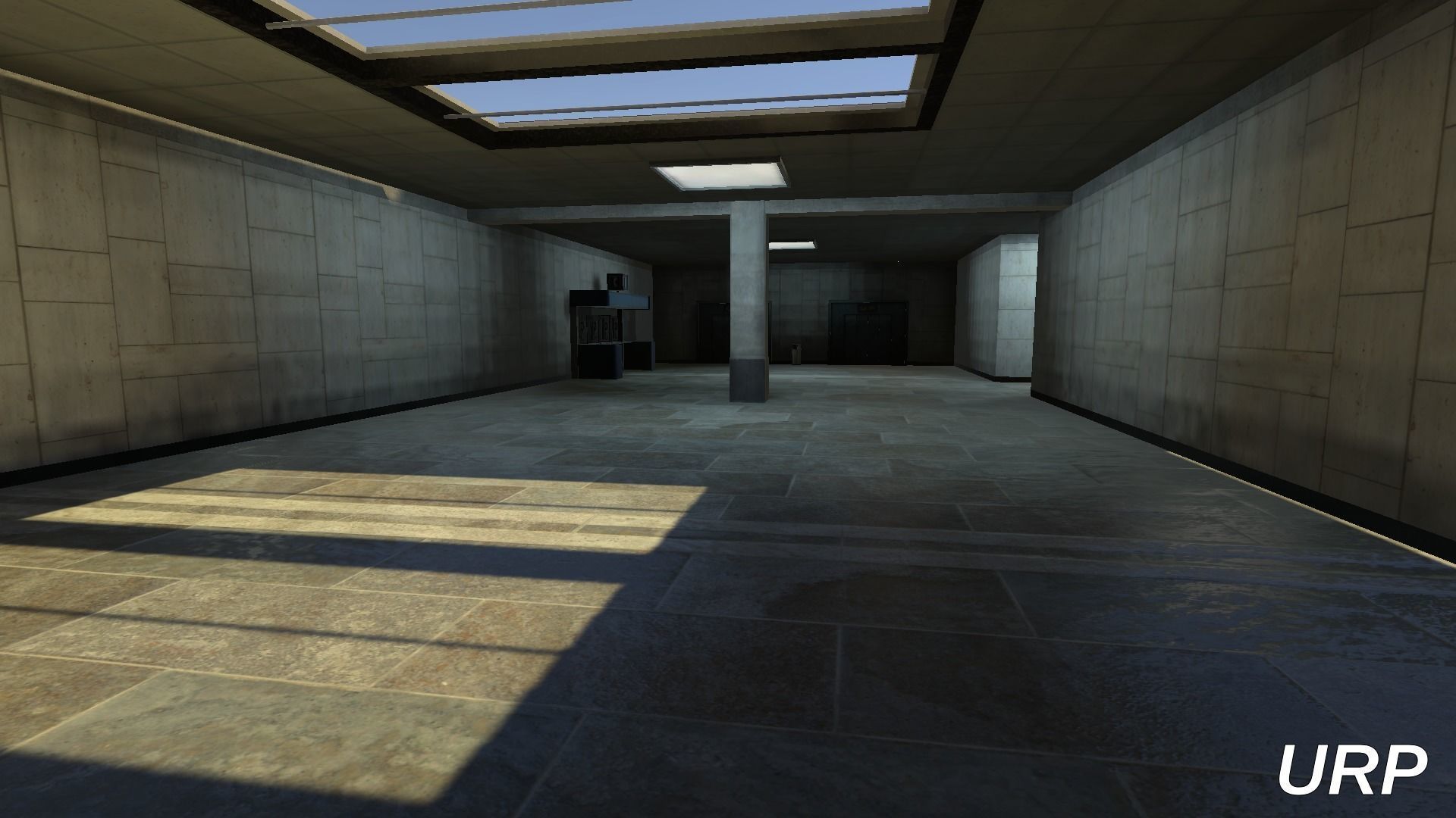 Airport Terminal Scene - High Detail - Unity3D Low-poly 3D model_28