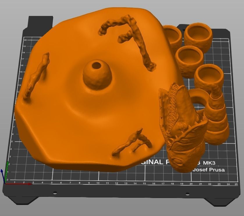 Sandworm 3D print model_4