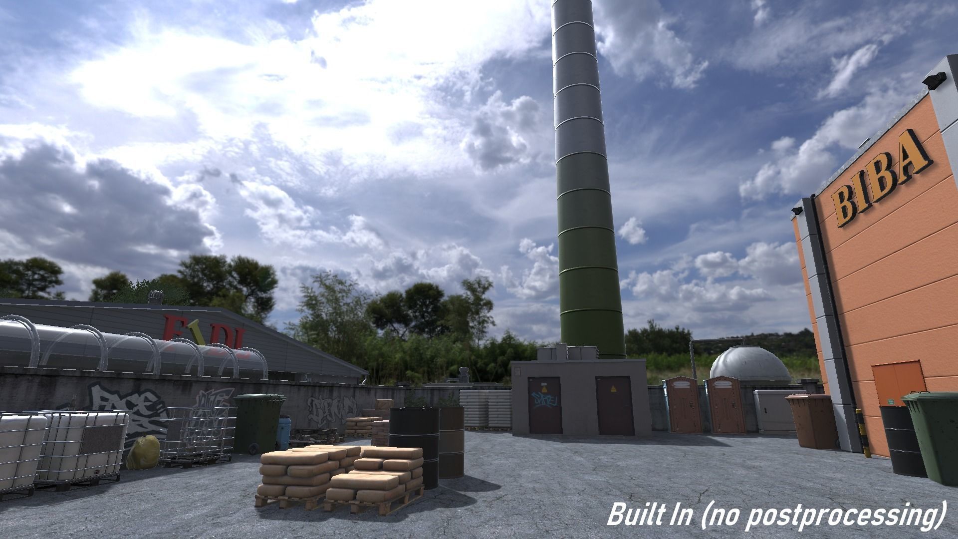 Mall Enviroment - Unity3D Low-poly 3D model_7