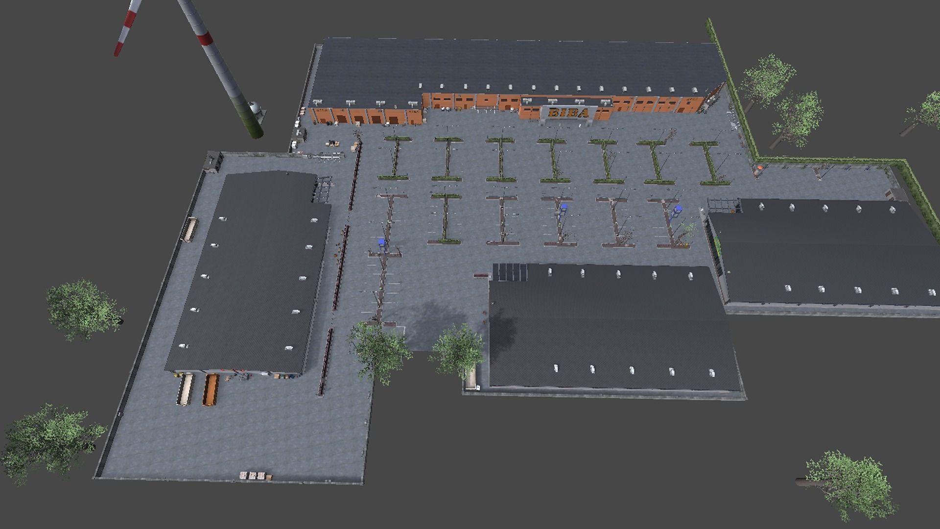 Mall Enviroment - Unity3D Low-poly 3D model_29