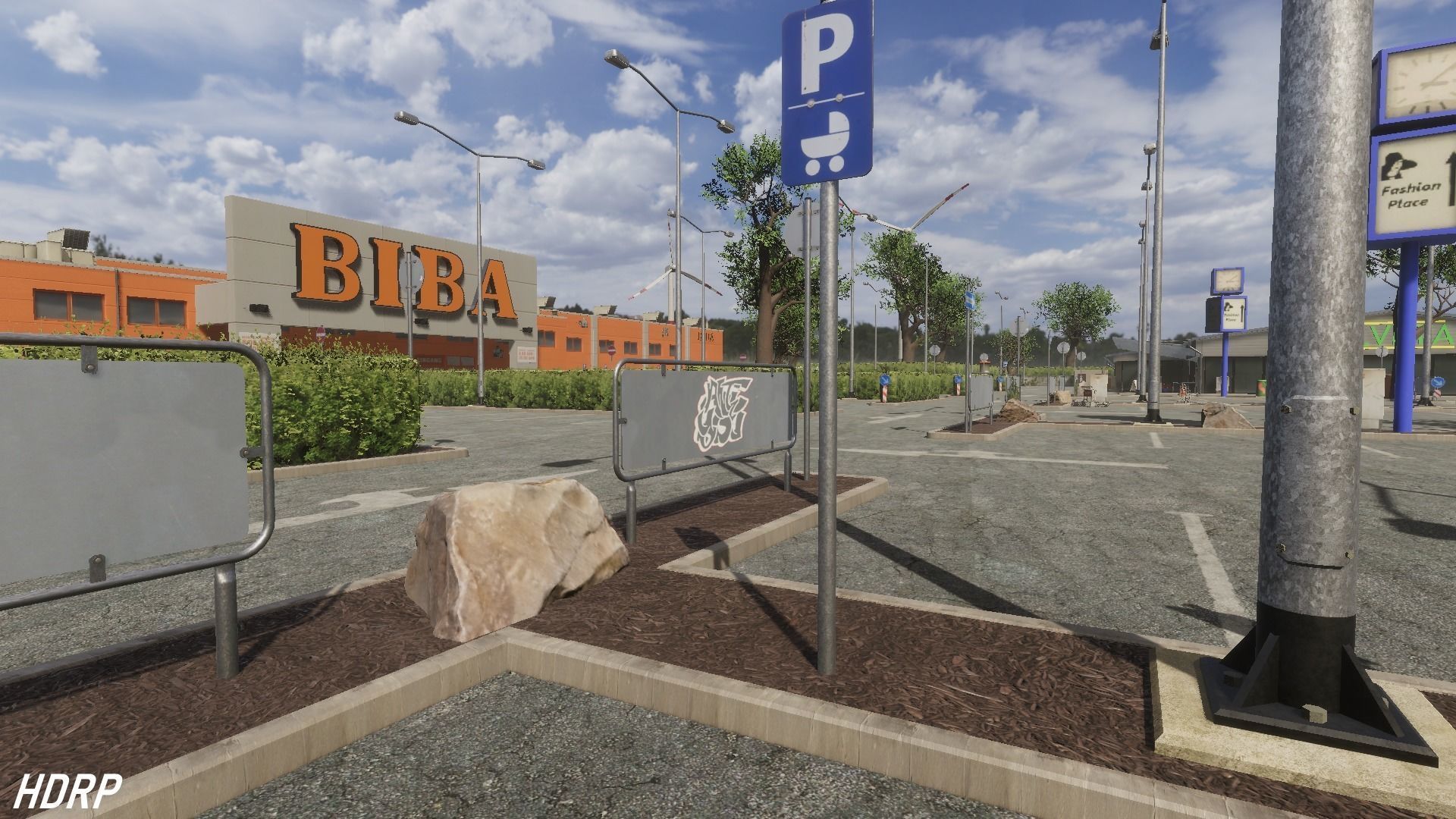 Mall Enviroment - Unity3D Low-poly 3D model_28