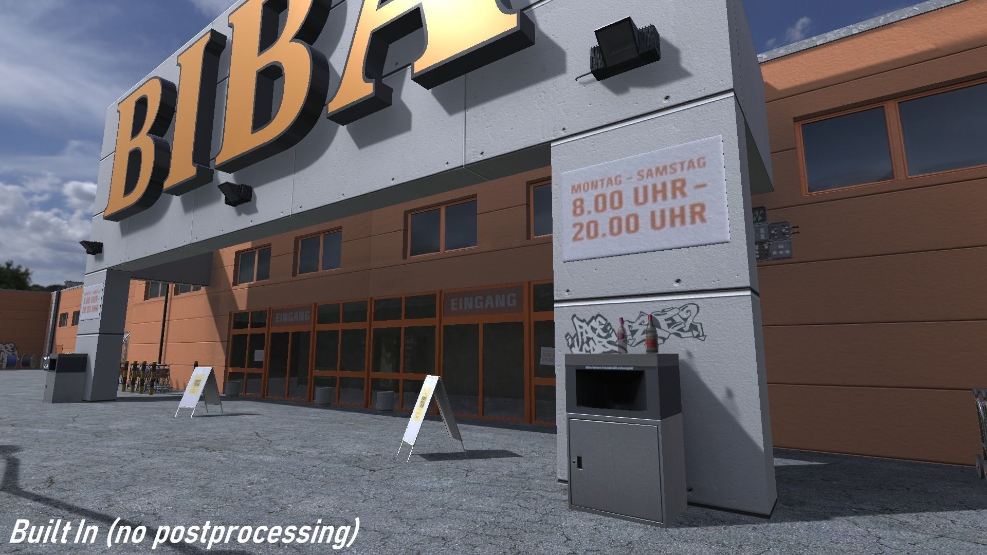 Mall Enviroment - Unity3D Low-poly 3D model_9