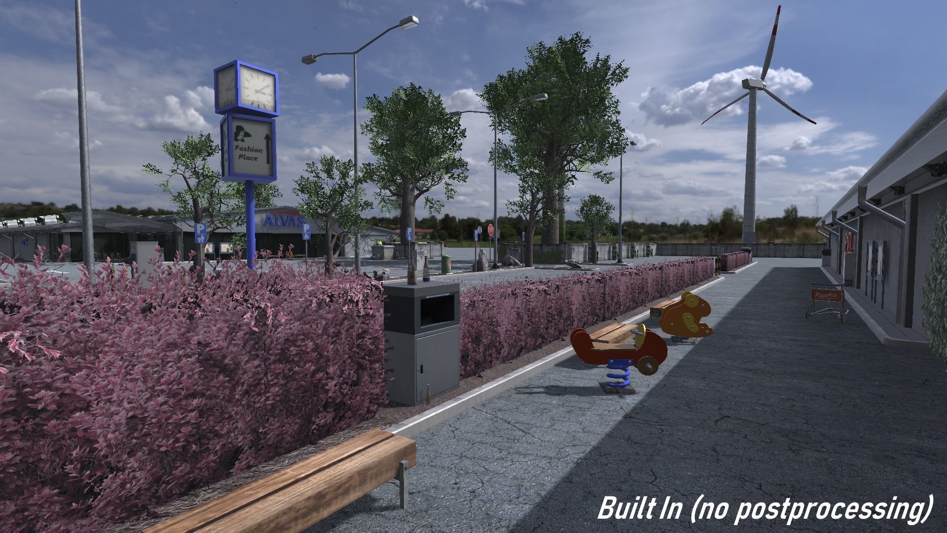 Mall Enviroment - Unity3D Low-poly 3D model_6