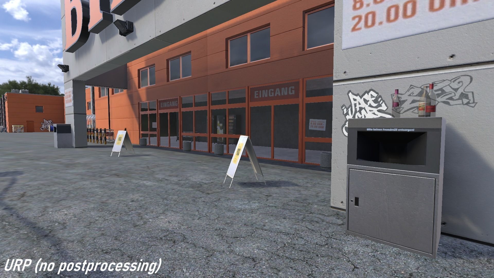 Mall Enviroment - Unity3D Low-poly 3D model_37