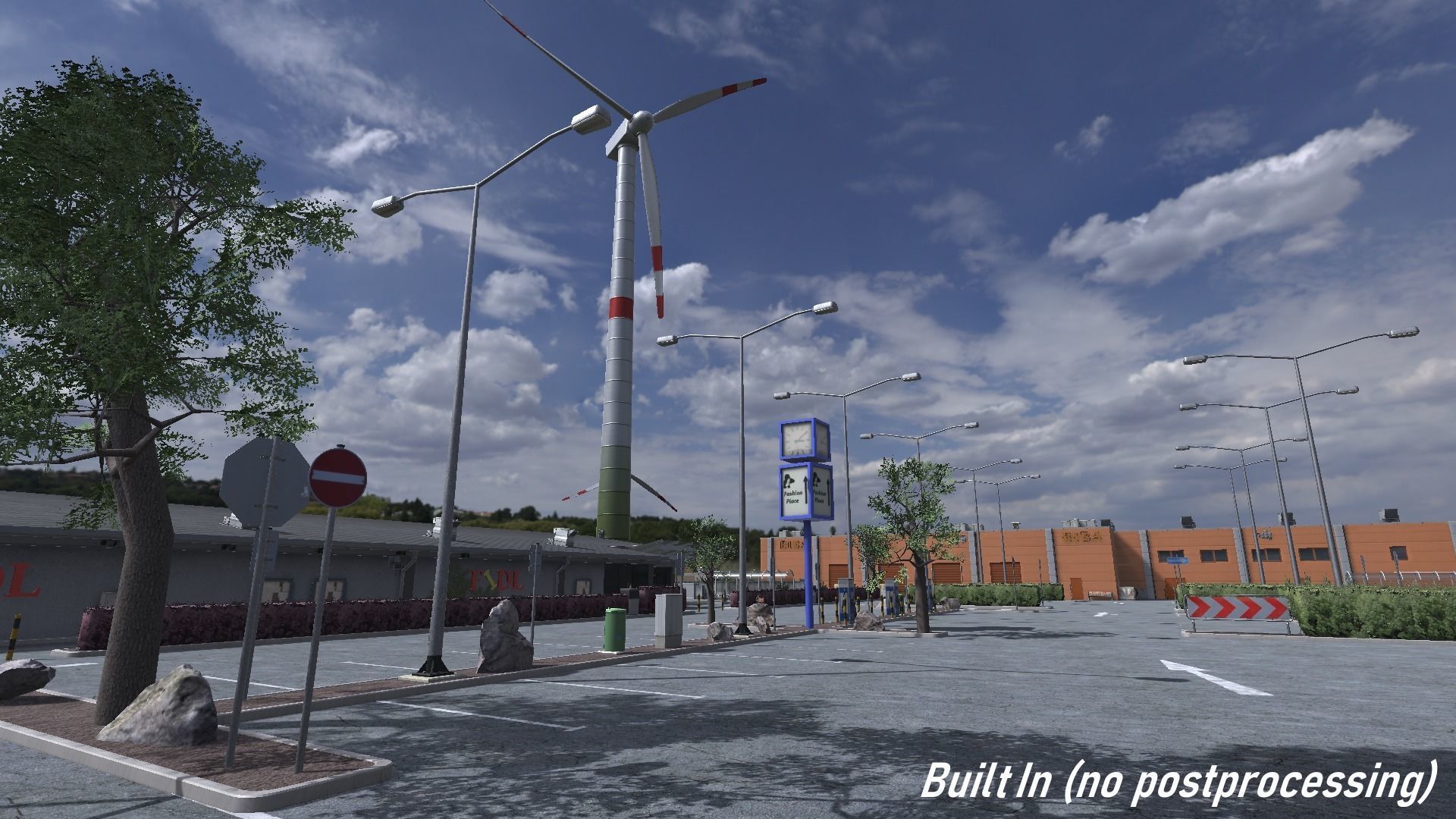 Mall Enviroment - Unity3D Low-poly 3D model_2