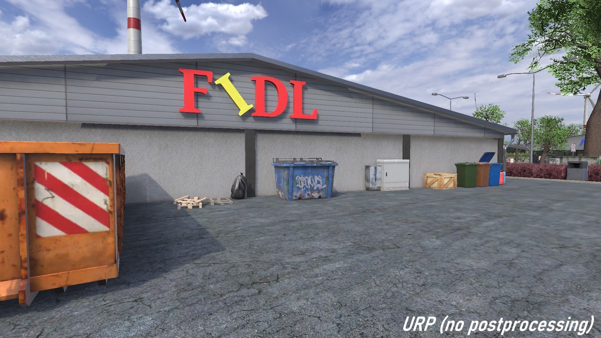 Mall Enviroment - Unity3D Low-poly 3D model_34