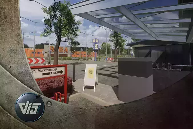 Mall Enviroment - Unity3D