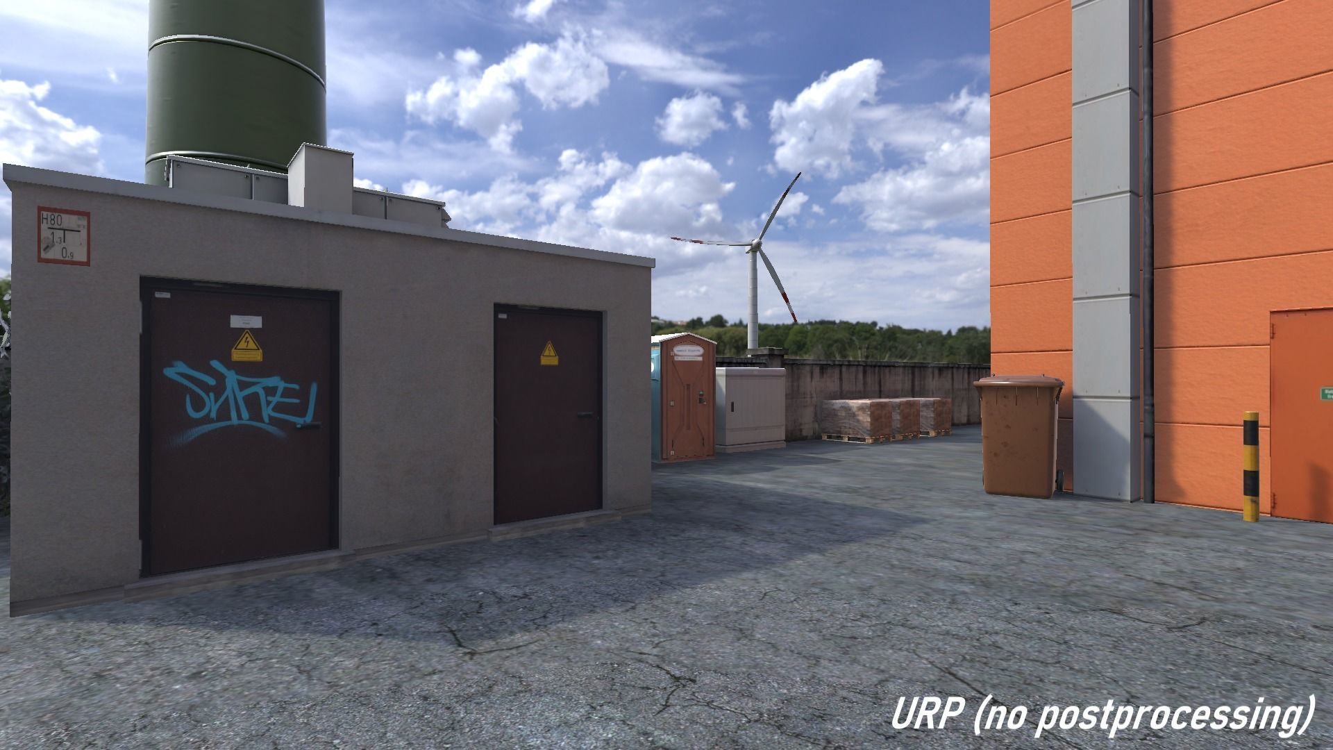 Mall Enviroment - Unity3D Low-poly 3D model_36