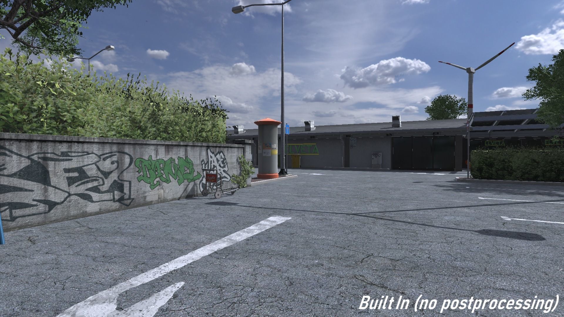 Mall Enviroment - Unity3D Low-poly 3D model_10