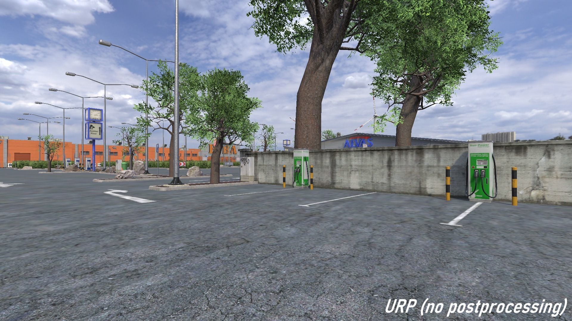 Mall Enviroment - Unity3D Low-poly 3D model_33