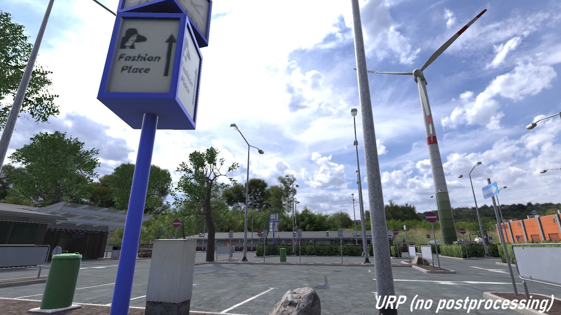 Mall Enviroment - Unity3D Low-poly 3D model_42