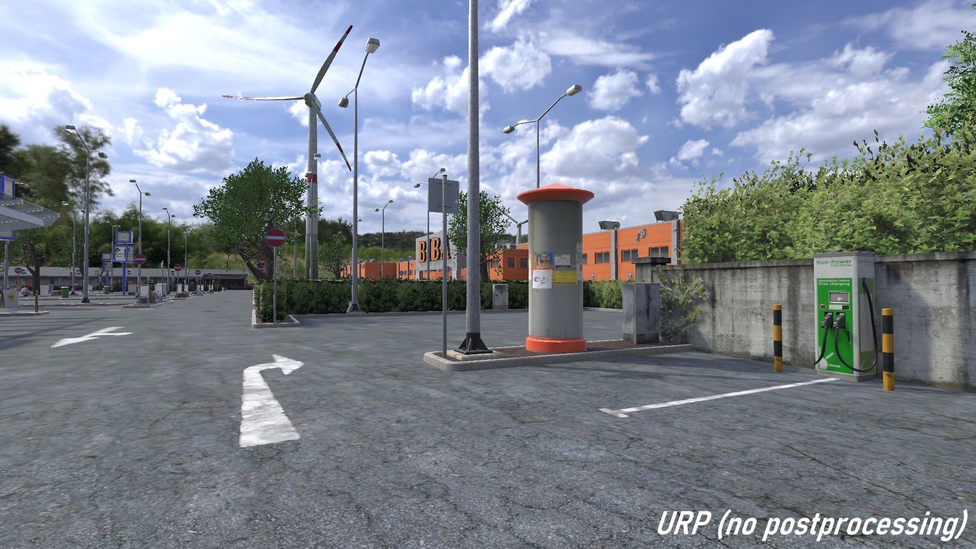 Mall Enviroment - Unity3D Low-poly 3D model_40