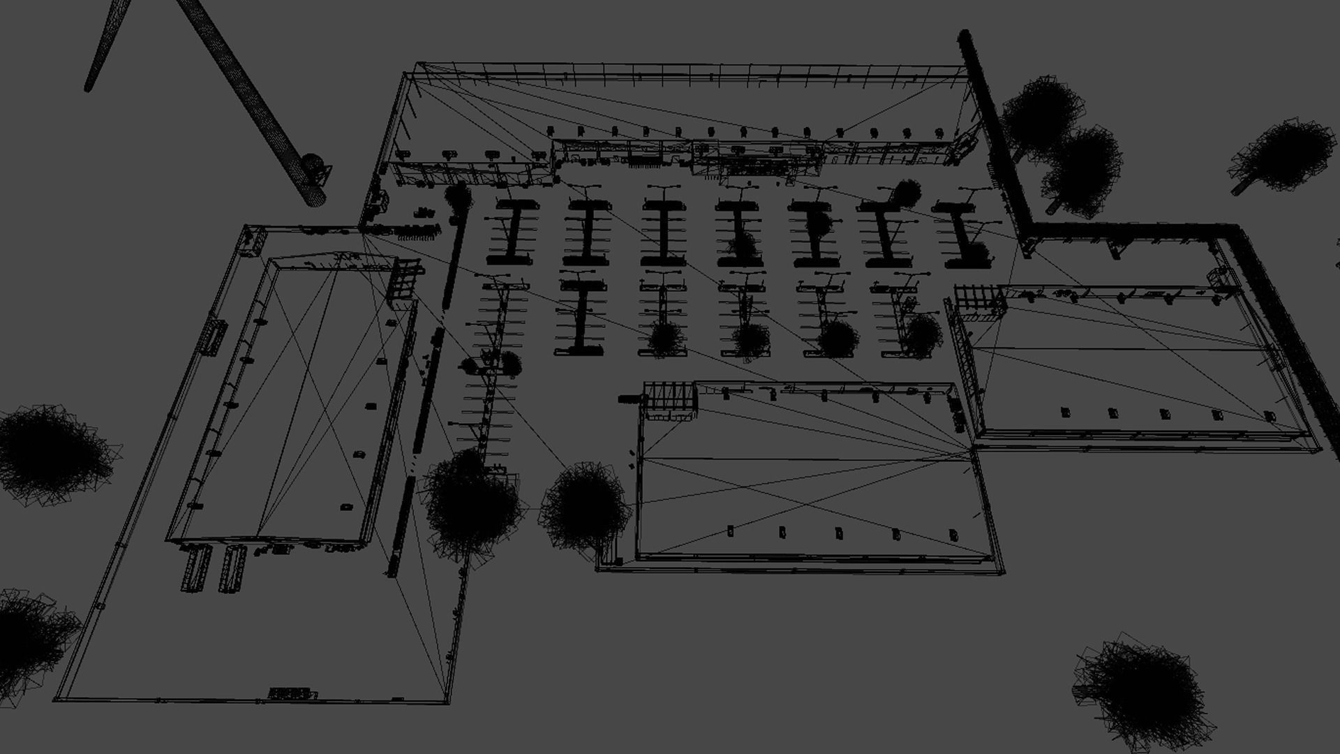 Mall Enviroment - Unity3D Low-poly 3D model_30