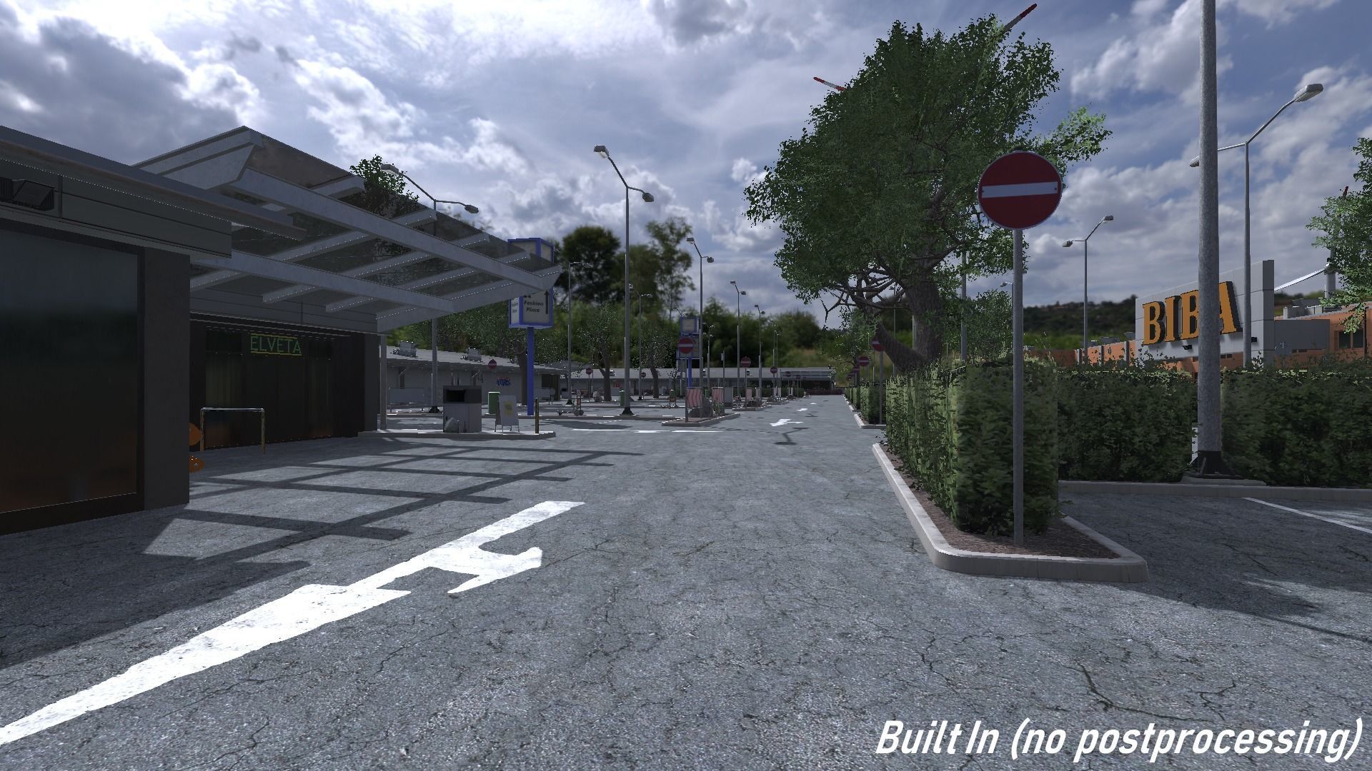 Mall Enviroment - Unity3D Low-poly 3D model_12