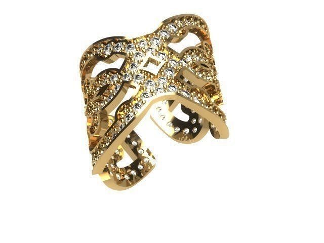 Traditional Ring 3D print model