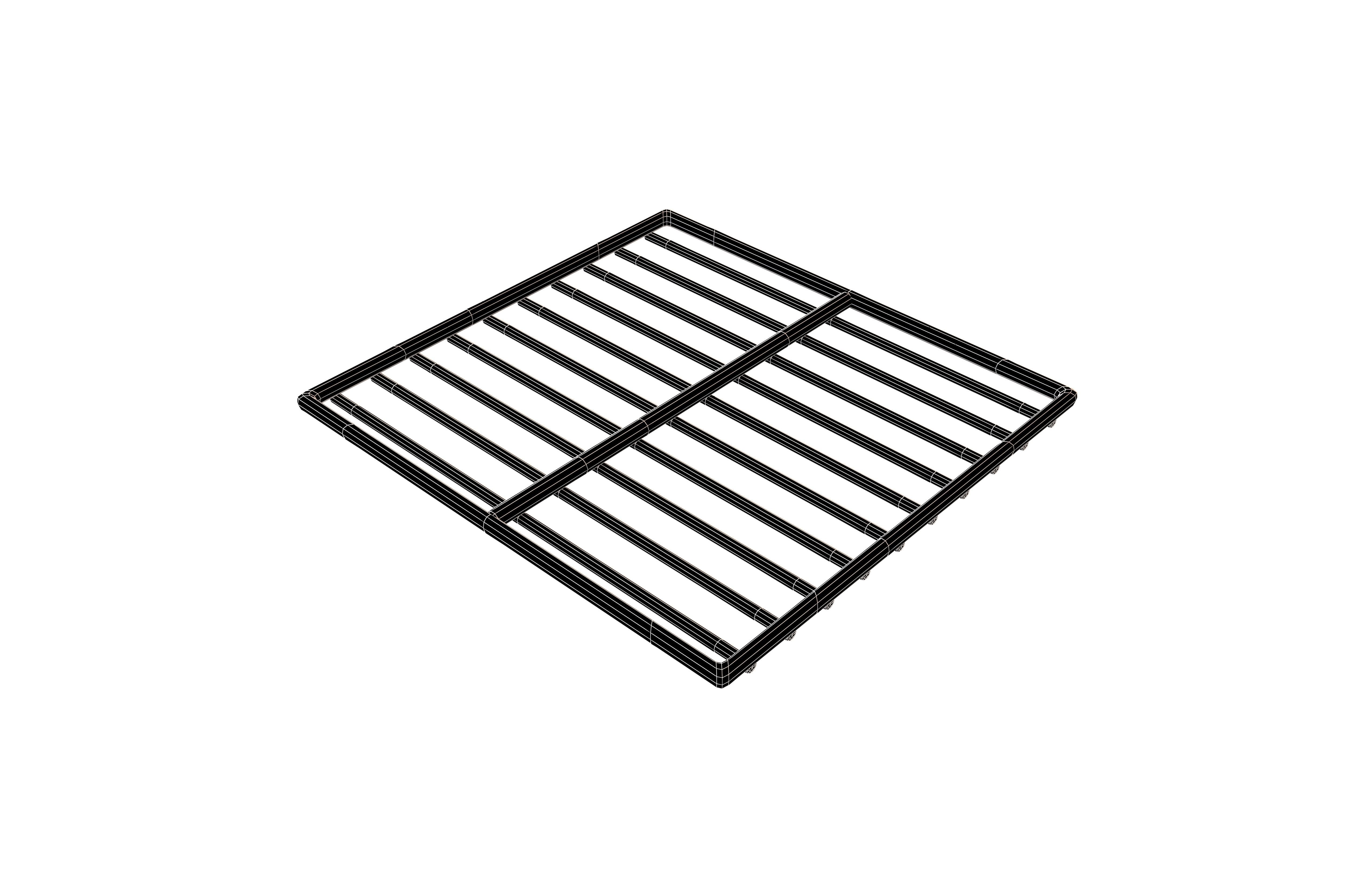 Barbecue Wire Mesh v2 001 Low-poly 3D model_6