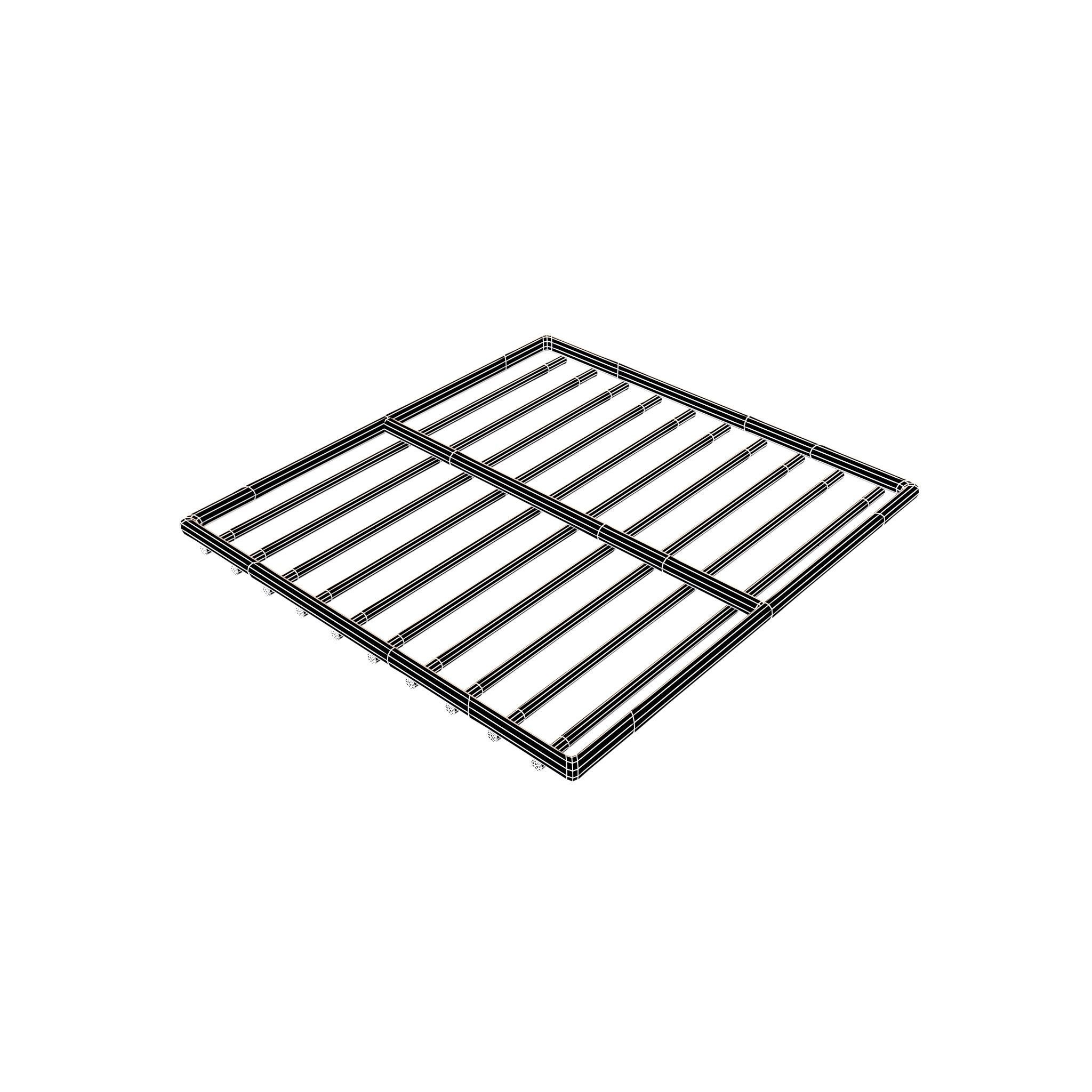 Barbecue Wire Mesh v2 001 Low-poly 3D model_4