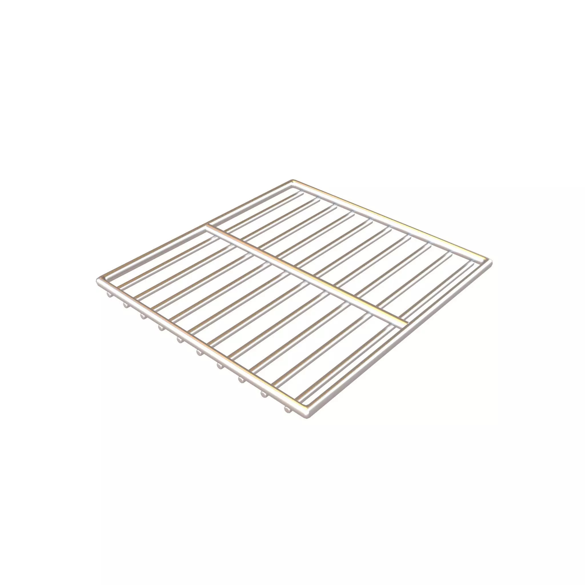 Barbecue Wire Mesh v2 001 Low-poly 3D model_0