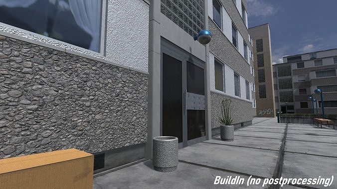Ghetto Enviroment - Unity3D Low-poly 3D model 5