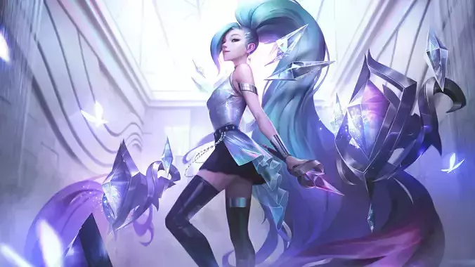 League of Legends - KDA ALL OUT Seraphine RIGGED 3D model