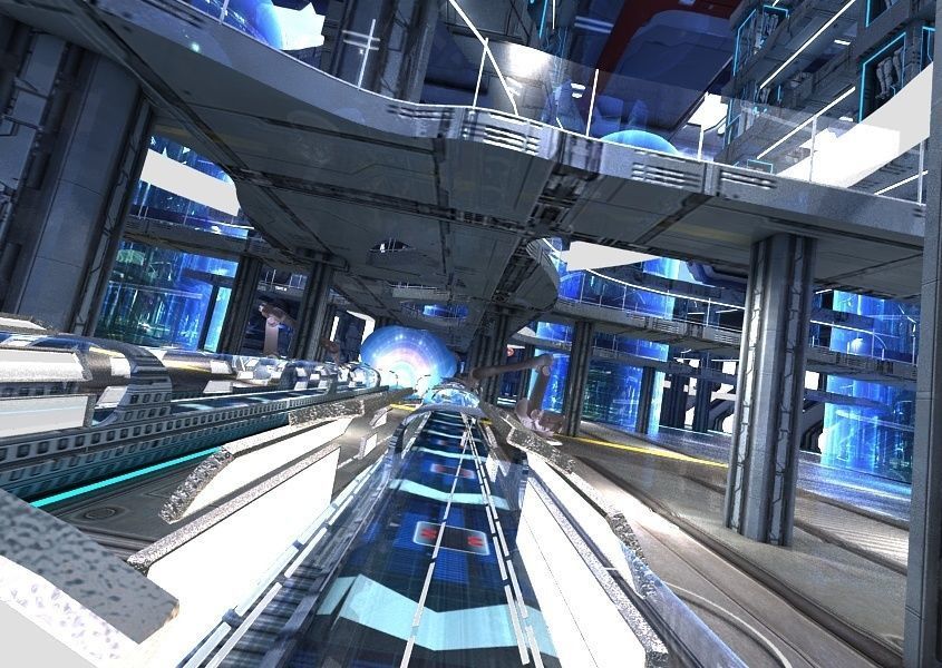 Sci Fi Factory Interior 3D model_13