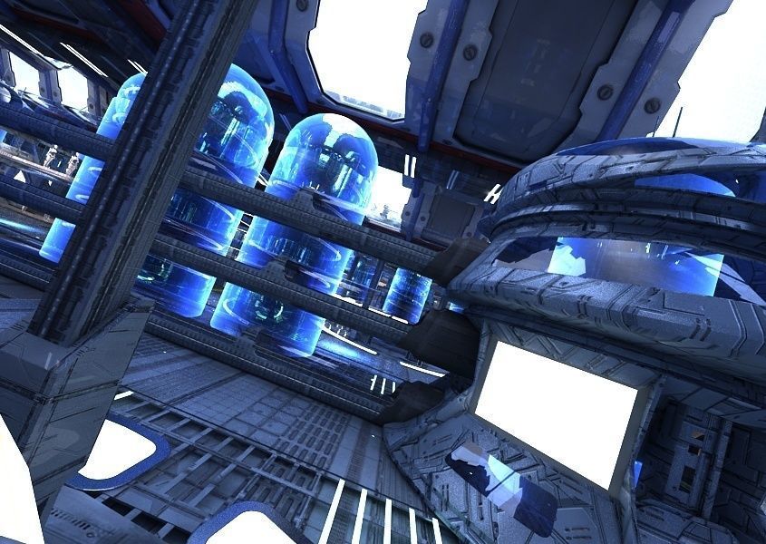 Sci Fi Factory Interior 3D model_5