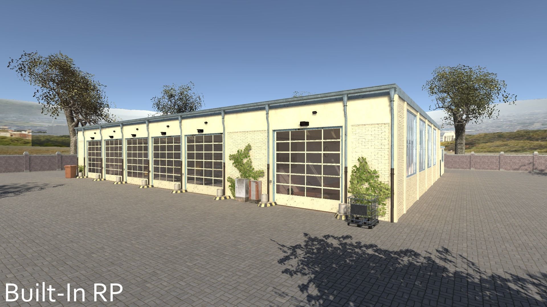 High Detail Car Repair Shop - Unity3D Low-poly 3D model_10