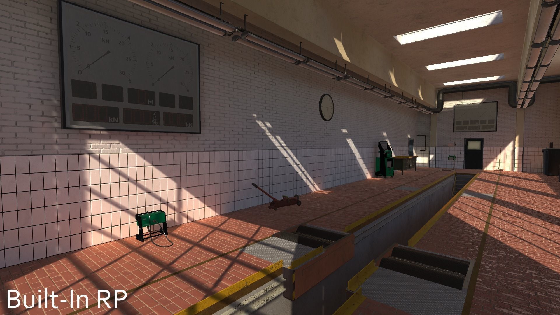 High Detail Car Repair Shop - Unity3D Low-poly 3D model_11