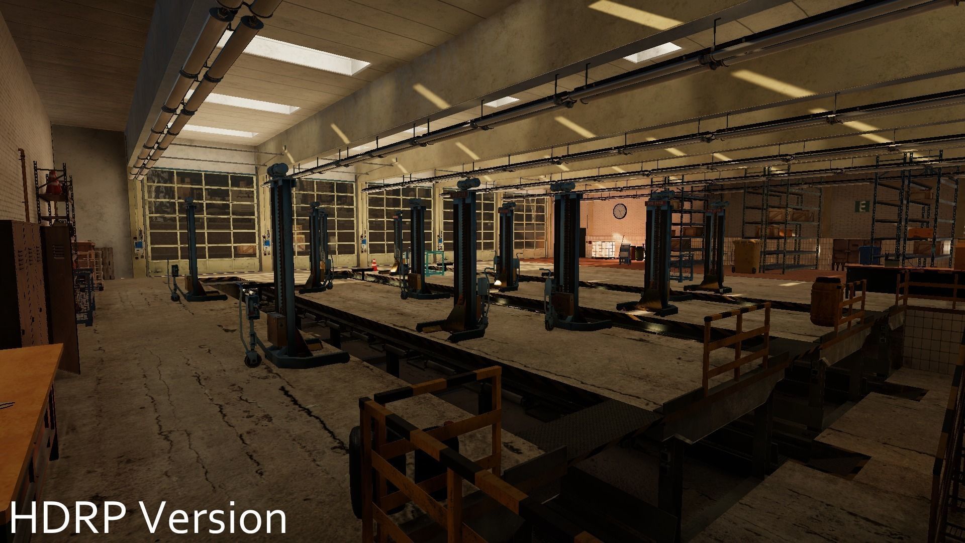 High Detail Car Repair Shop - Unity3D Low-poly 3D model_21