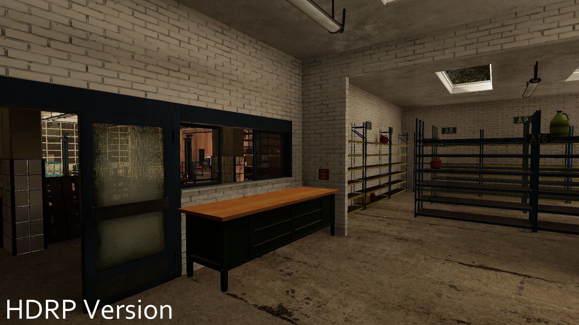 High Detail Car Repair Shop - Unity3D Low-poly 3D model_25