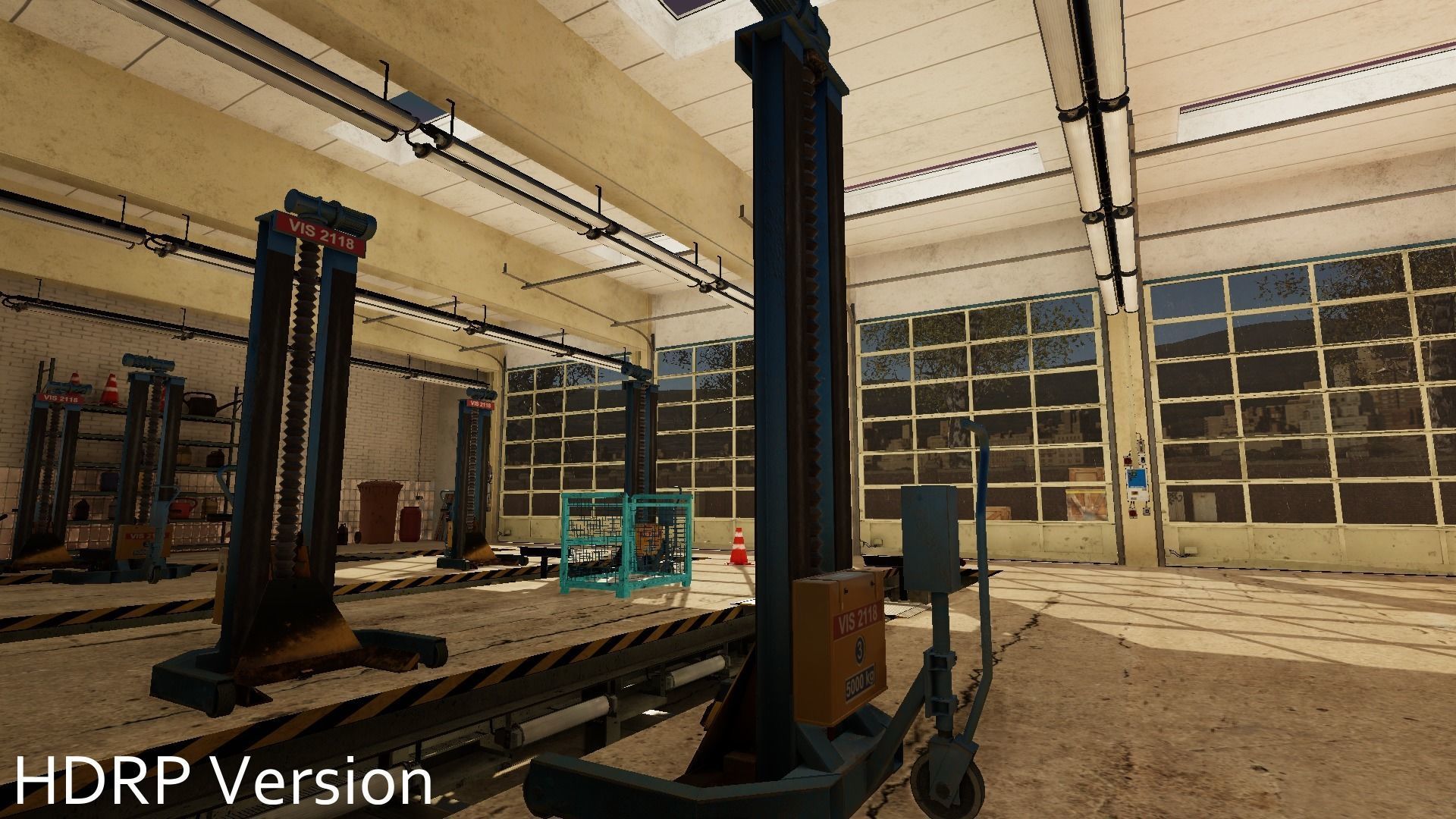 High Detail Car Repair Shop - Unity3D Low-poly 3D model_27