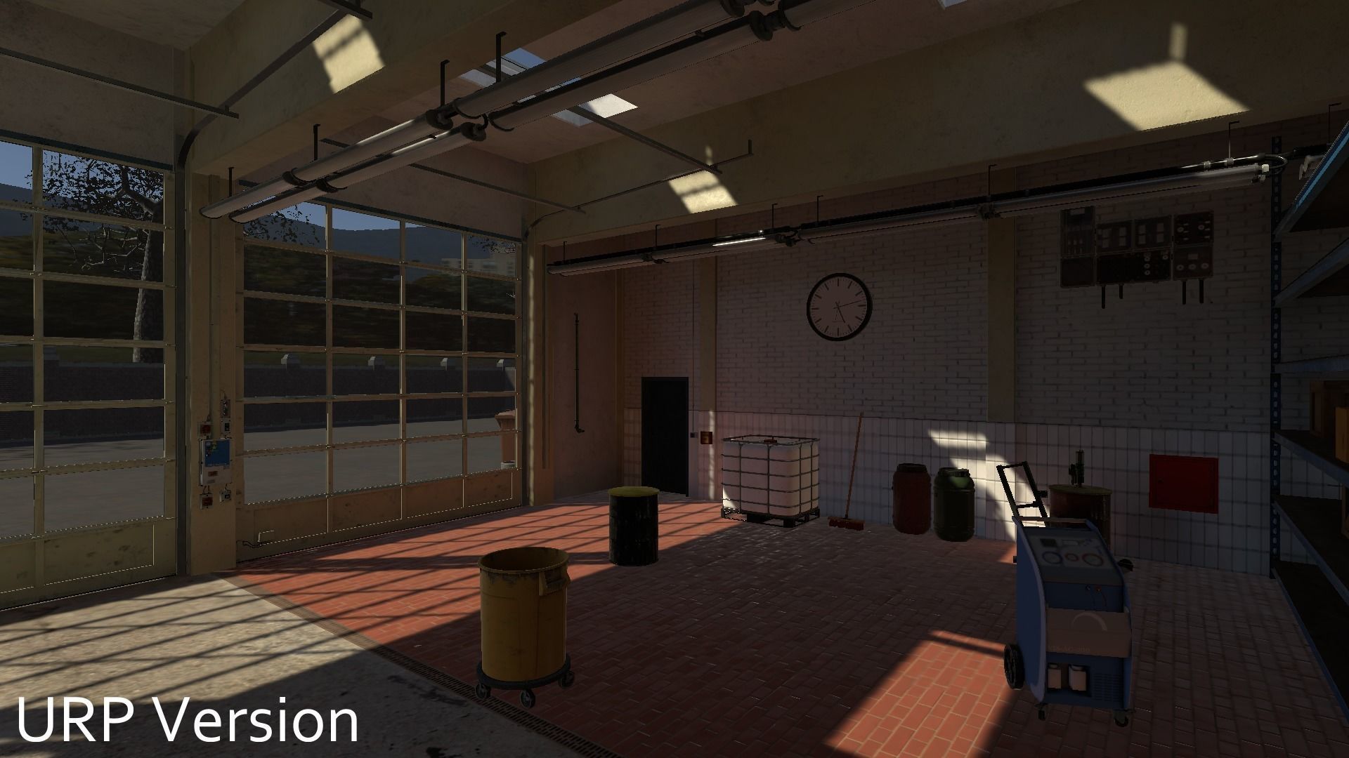 High Detail Car Repair Shop - Unity3D Low-poly 3D model_6